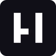 Halda H monogram favicon in white on a dark square