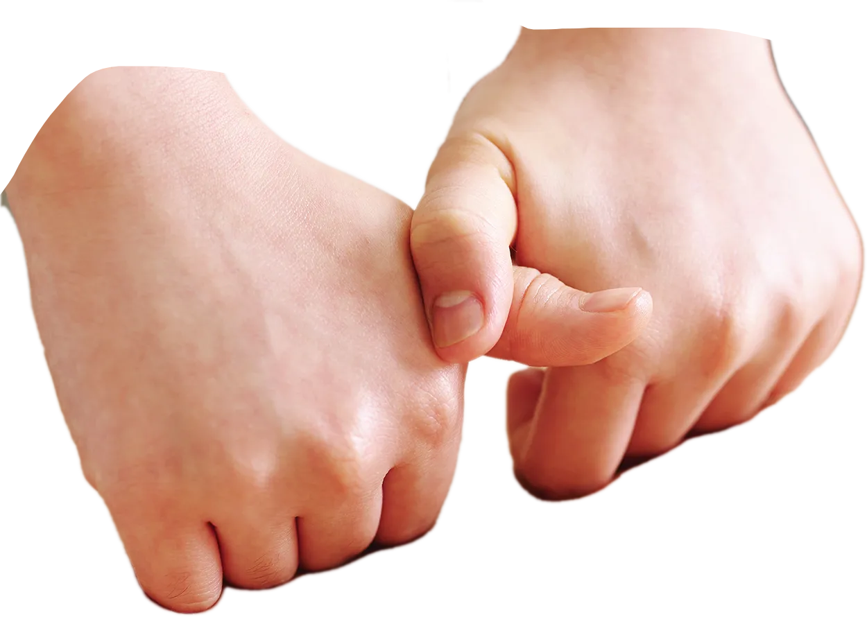 hands doing tui na massage technique