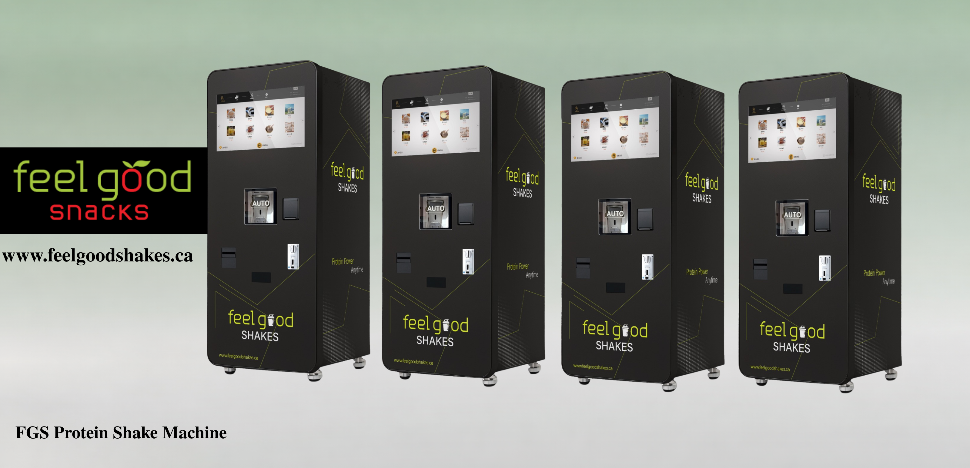 Protein Shake Vending machine - Feel Good Snacks