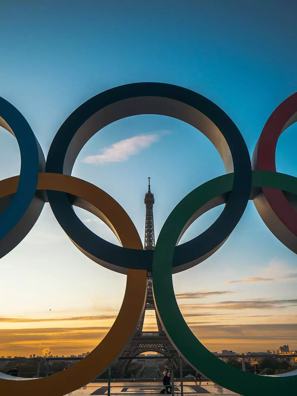 Olympic Circles In Paris