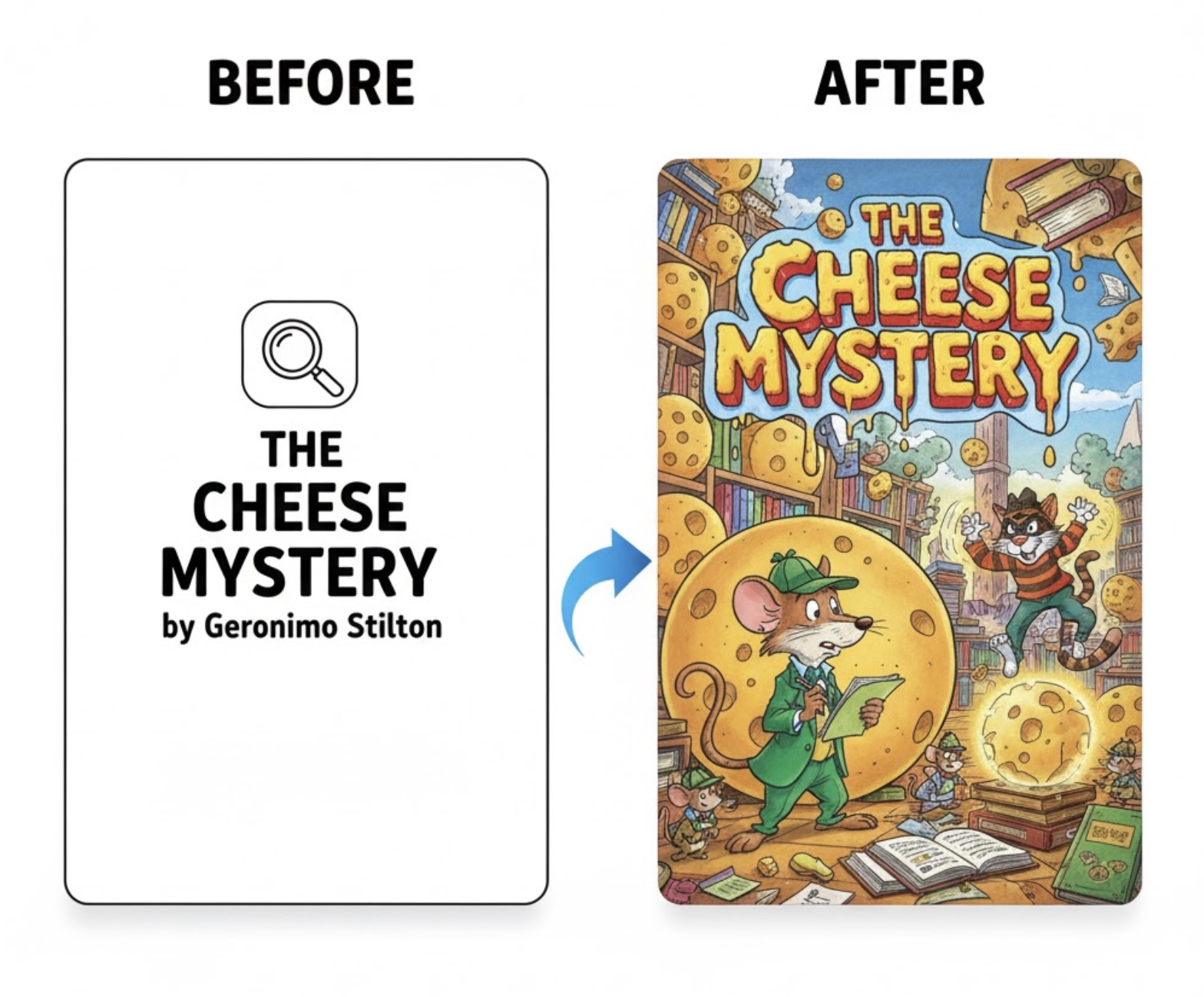 The AI understands your genre and designs visuals that attract your specific readers.