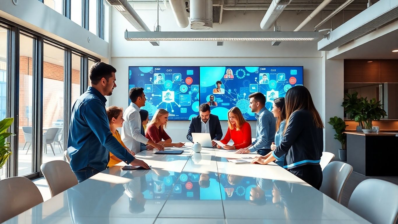 Marketing team strategizing for Instagram growth