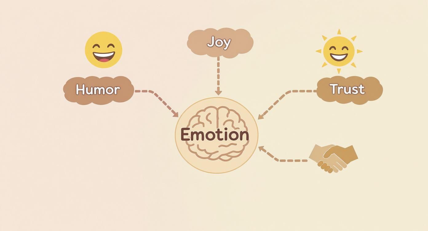 Infographic about psychology of advertising