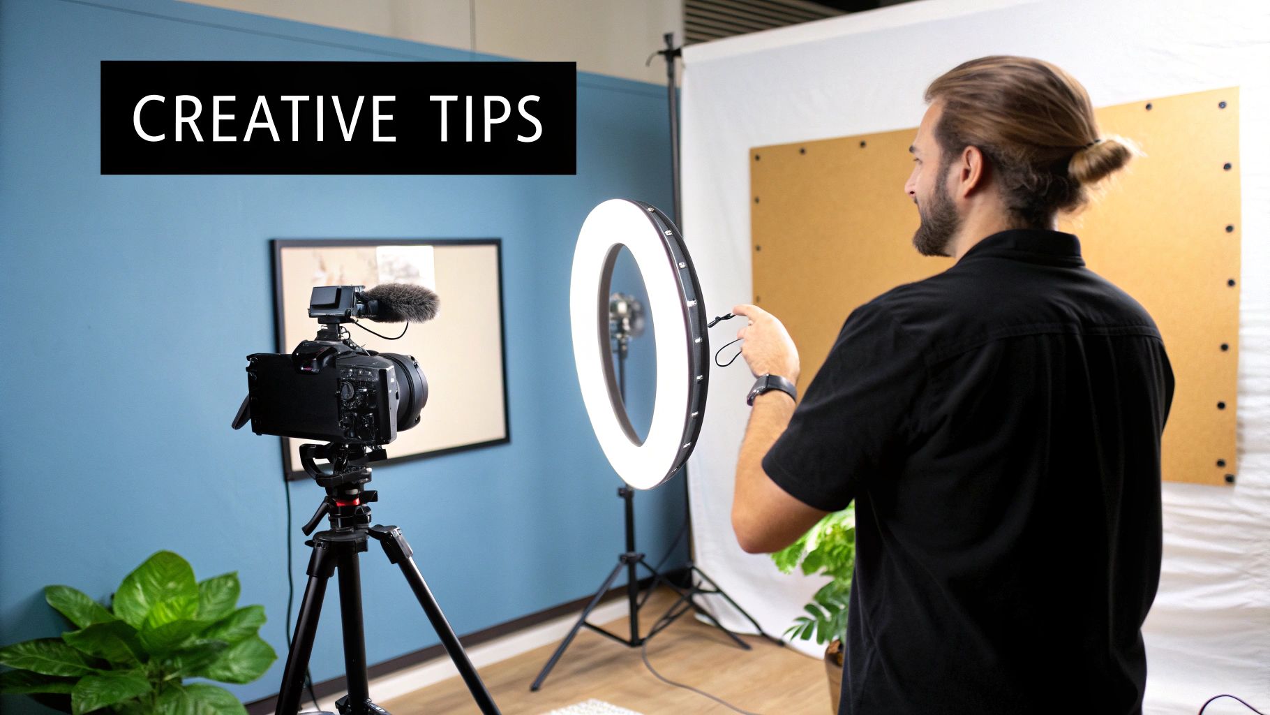 A person's hands holding a smartphone displaying a vertical TikTok video, illustrating creative best practices for ad compliance.