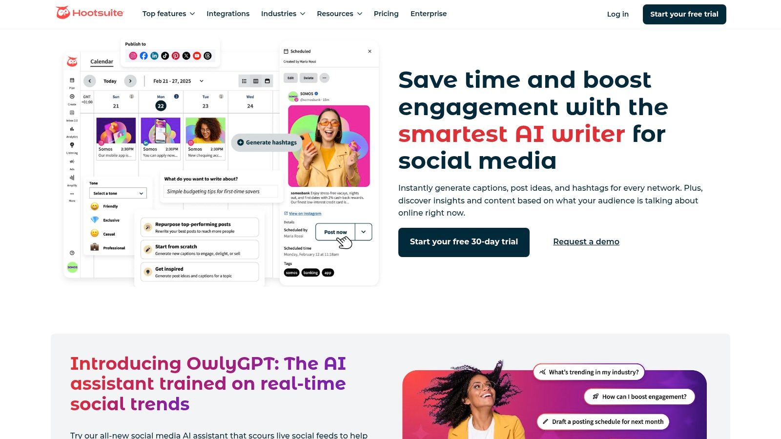 Hootsuite (OwlyWriter AI / OwlyGPT)