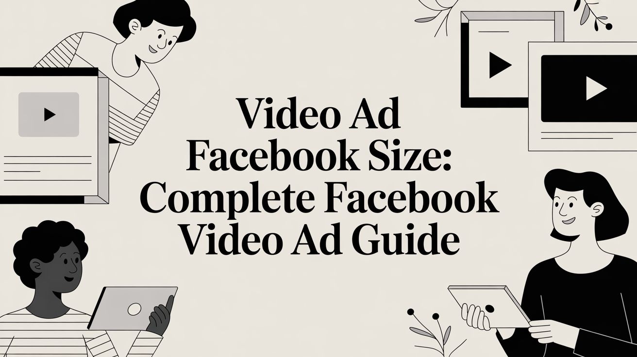 video ad facebook size: Complete Facebook video ad guide
