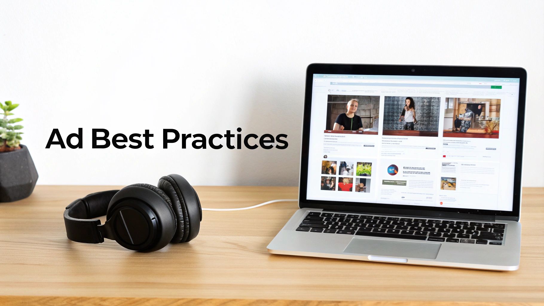 Person analyzing charts and graphs on a computer screen, representing FAQs for ad specs.