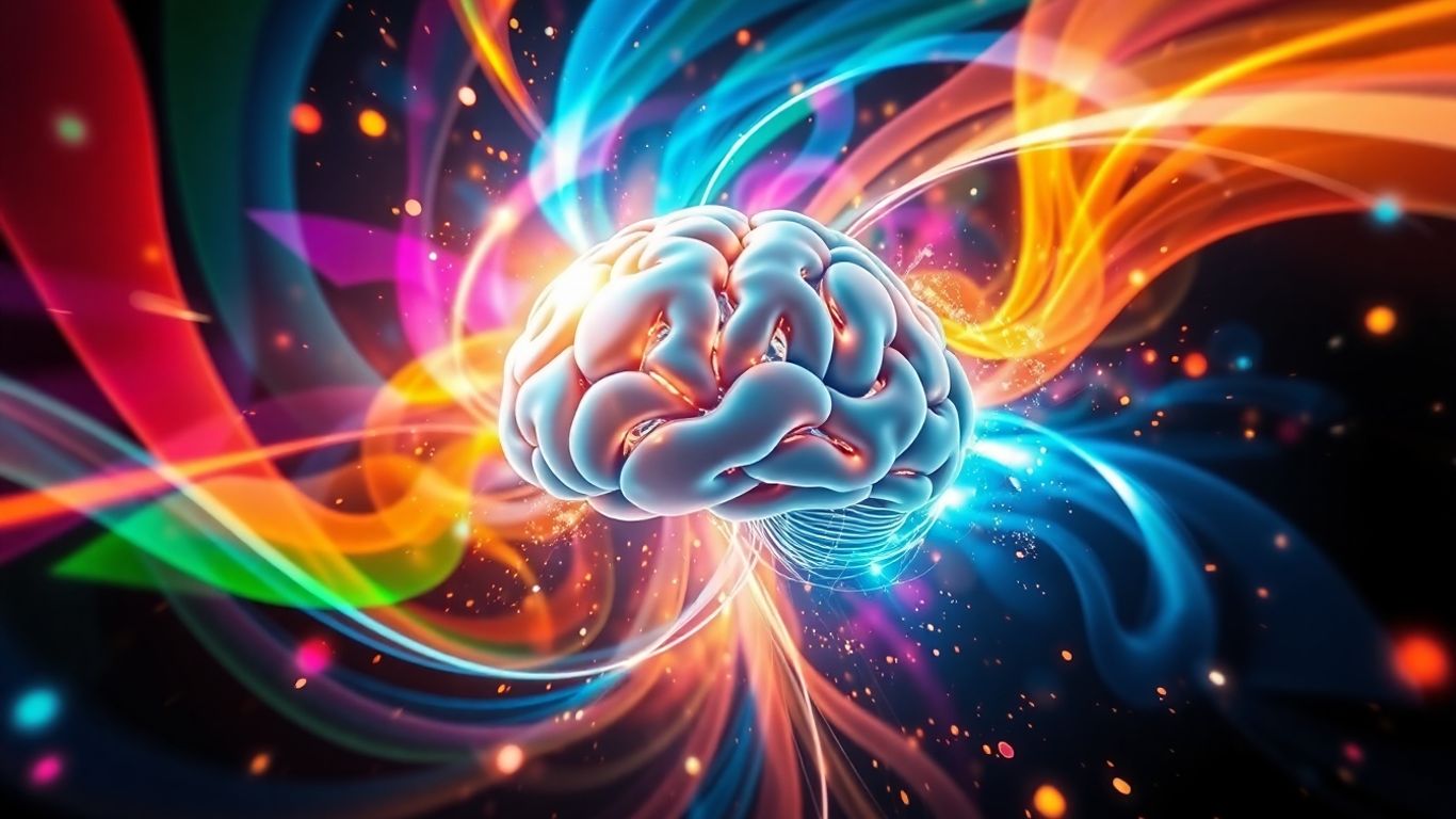 AI generating creative short videos with colorful abstract visuals.