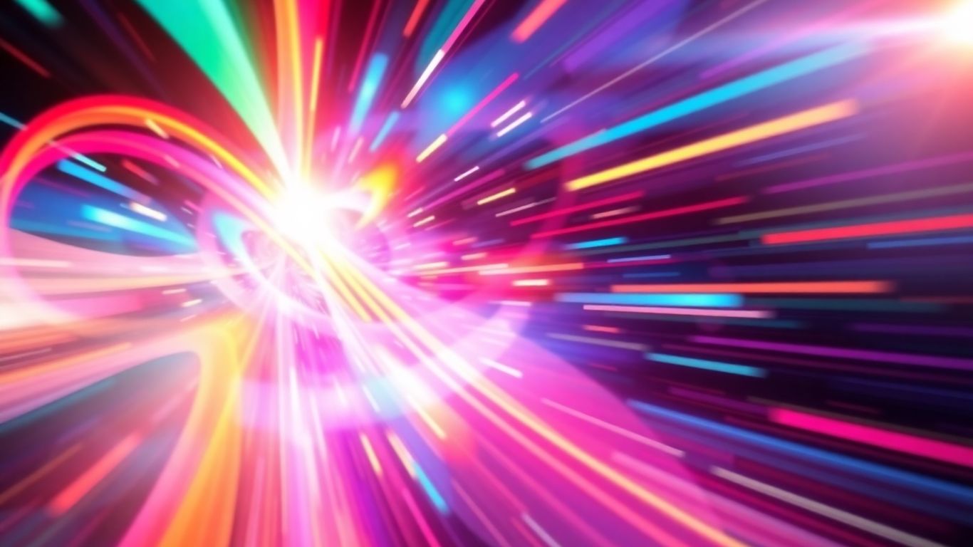 Video ad creation interface with dynamic visuals.