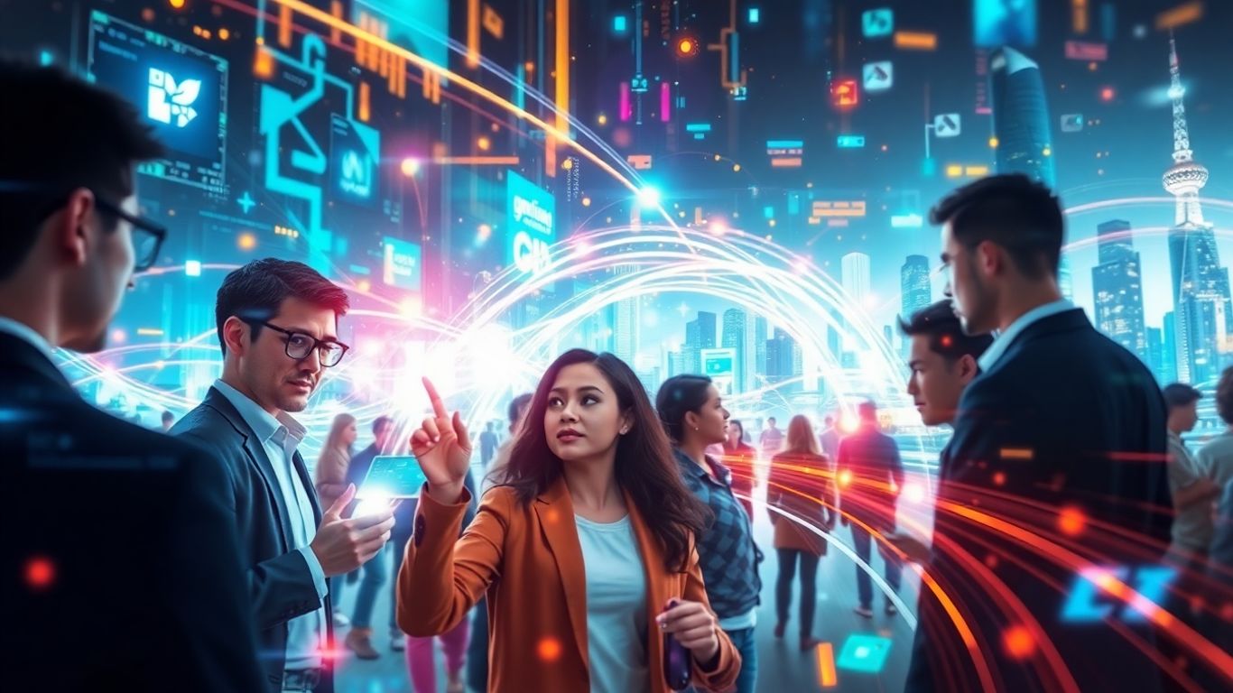 AI video ad generation concept