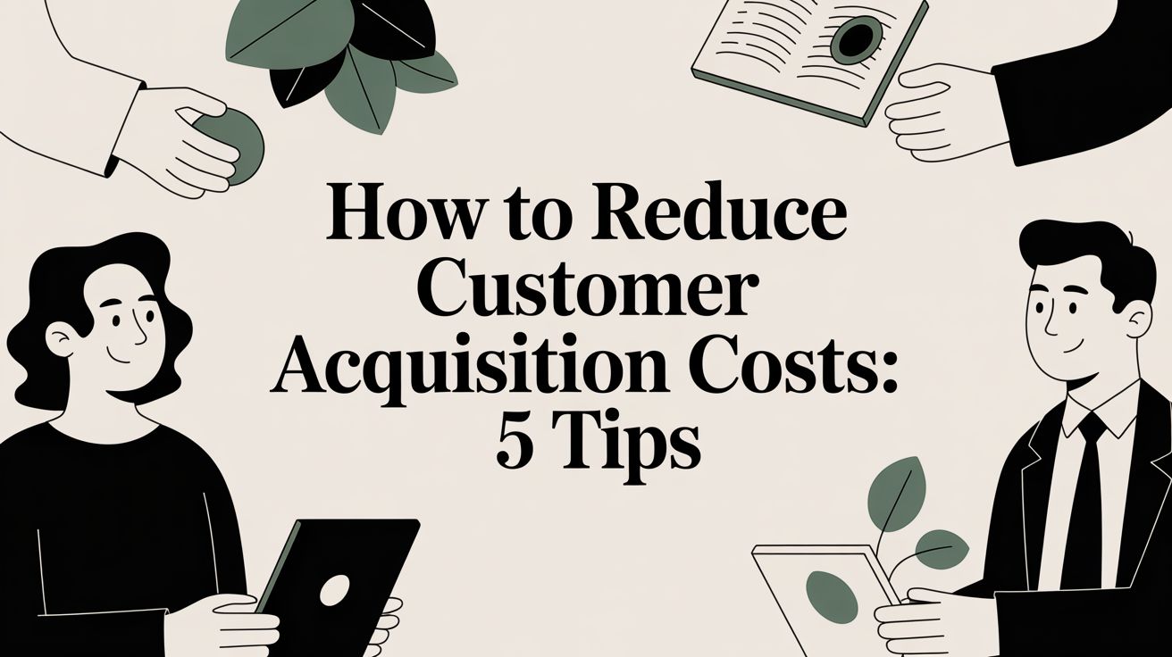 how to reduce customer acquisition costs: 5 tips