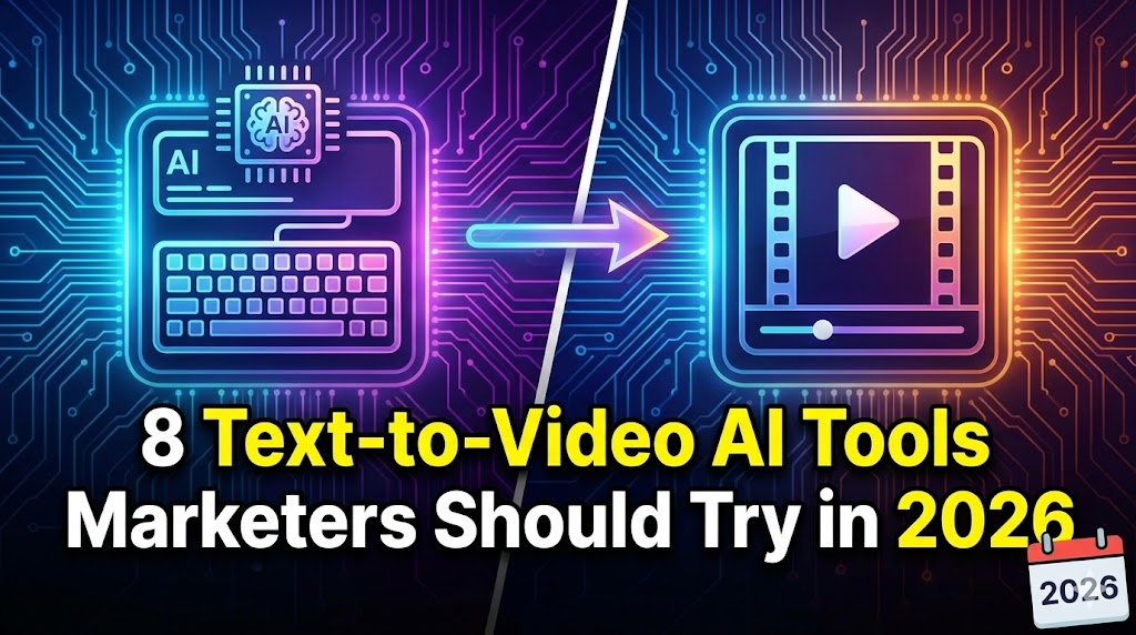 8 Text-to-Video AI Tools Marketers Should Try in 2026