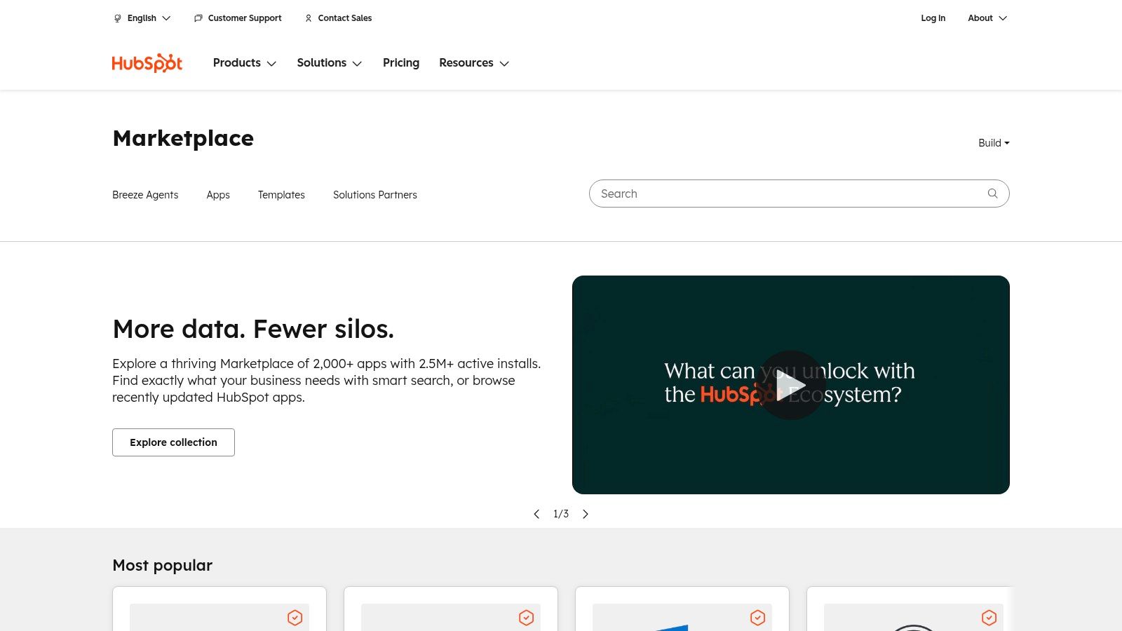 HubSpot App Marketplace (AI Essentials)