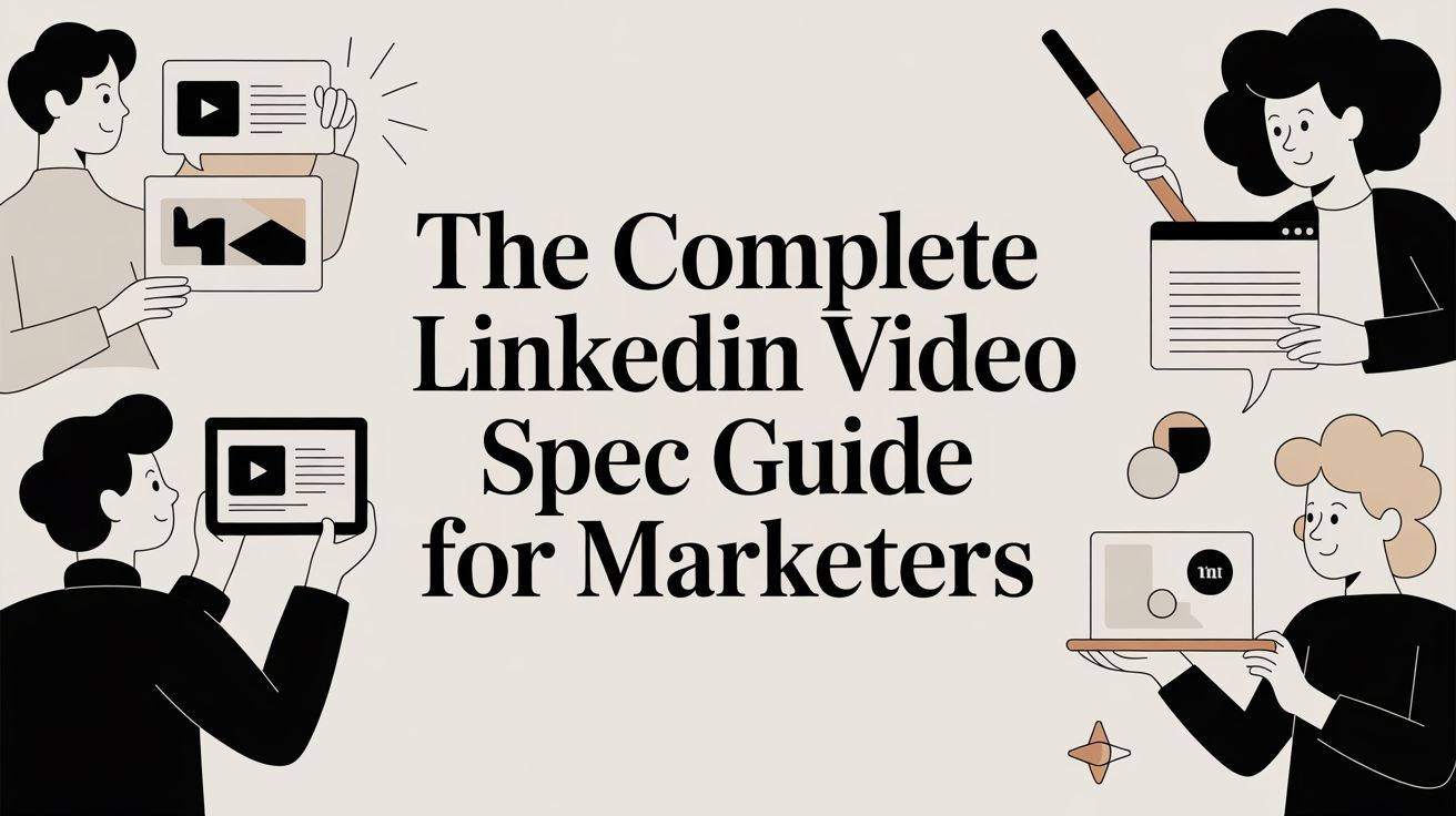 The Complete LinkedIn Video Spec Guide for Marketers