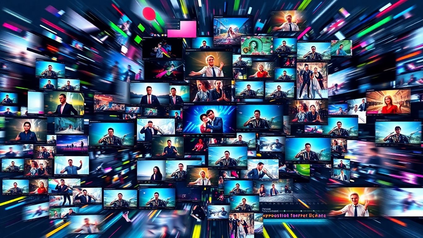 AI video generation tools interface and clips