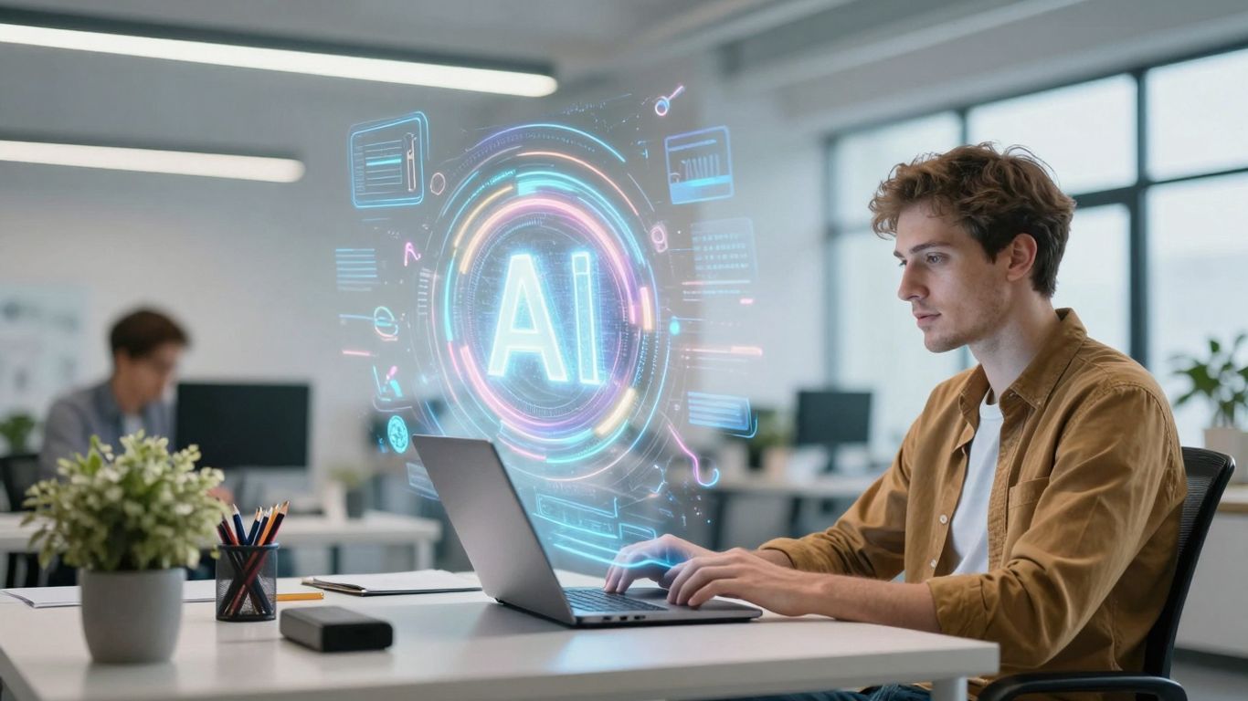 AI social media post generator interface