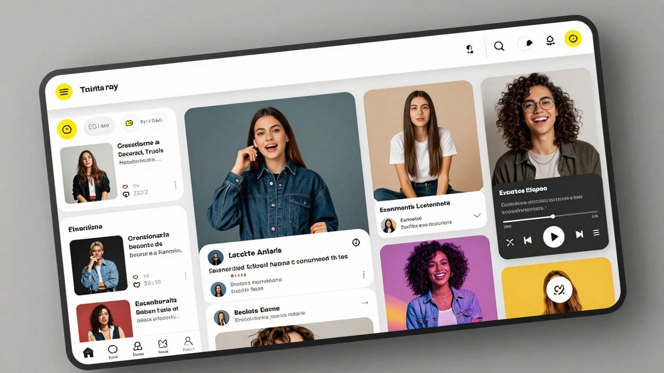Social media post generator interface