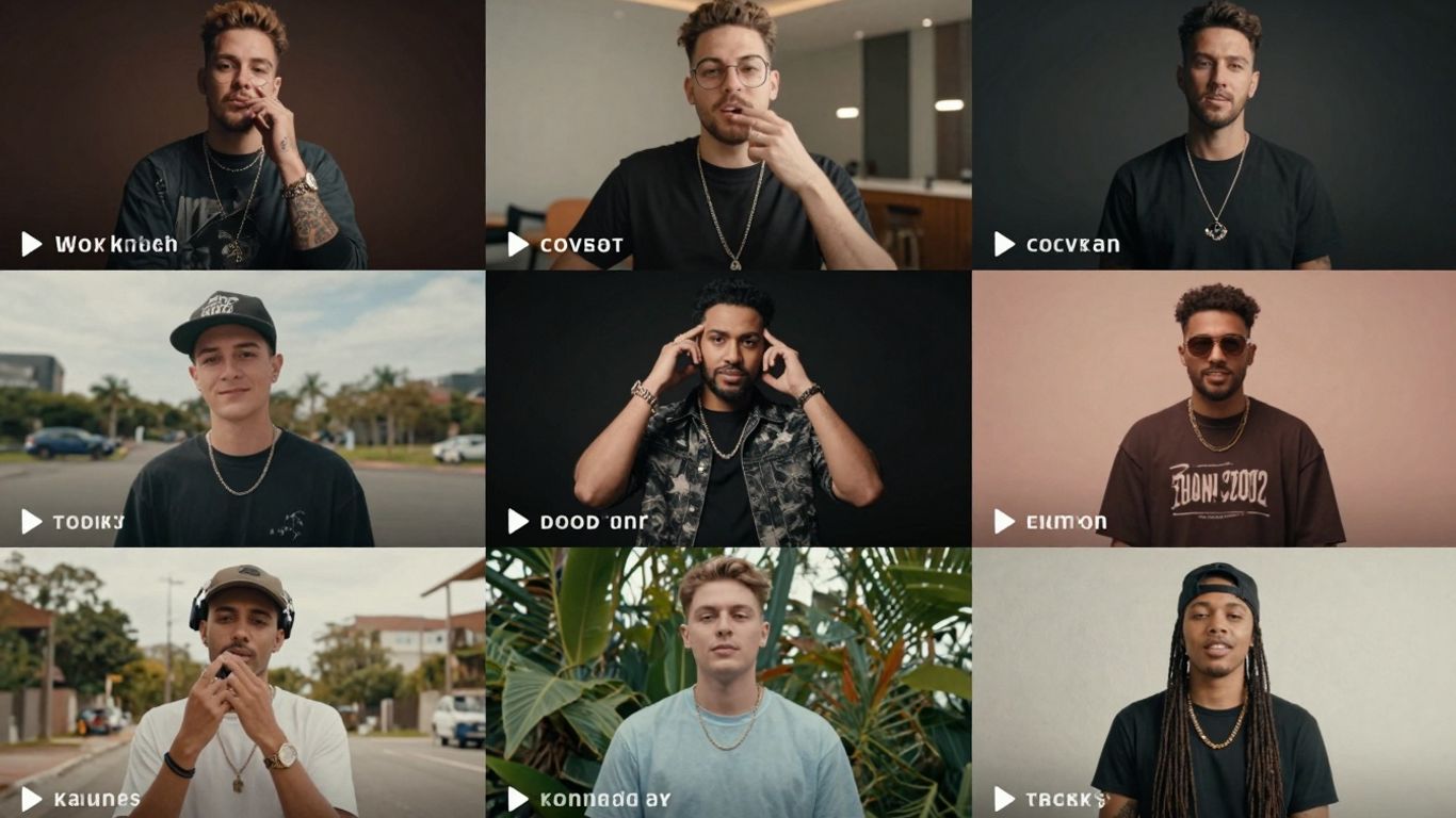 Instagram Reel maker visual elements collage