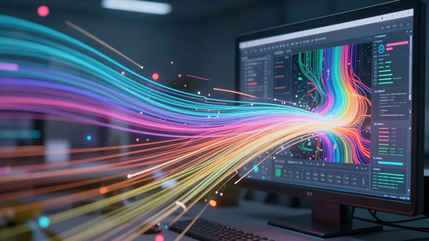 AI transforming data into engaging visual narratives.