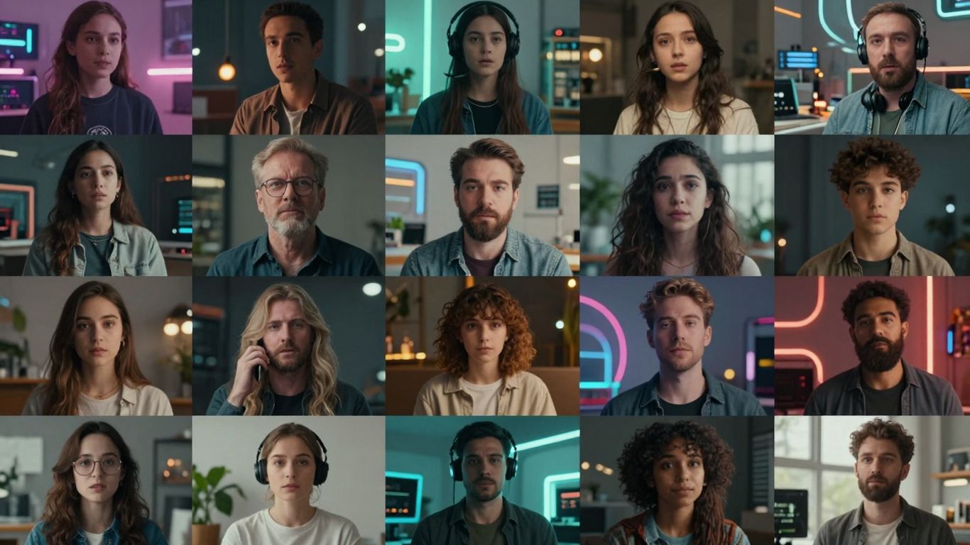 AI script to video generation concept