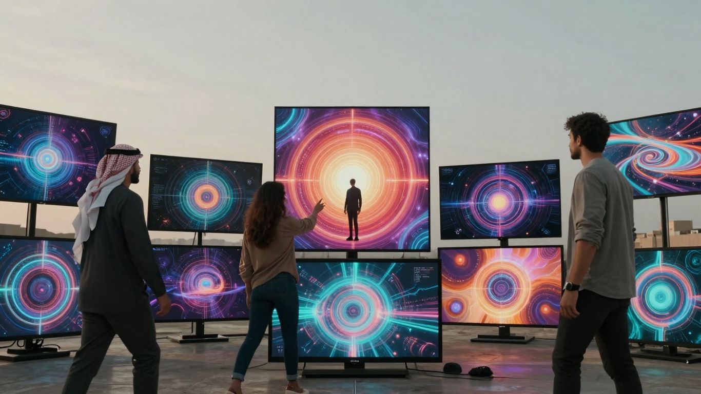 AI video creation montage