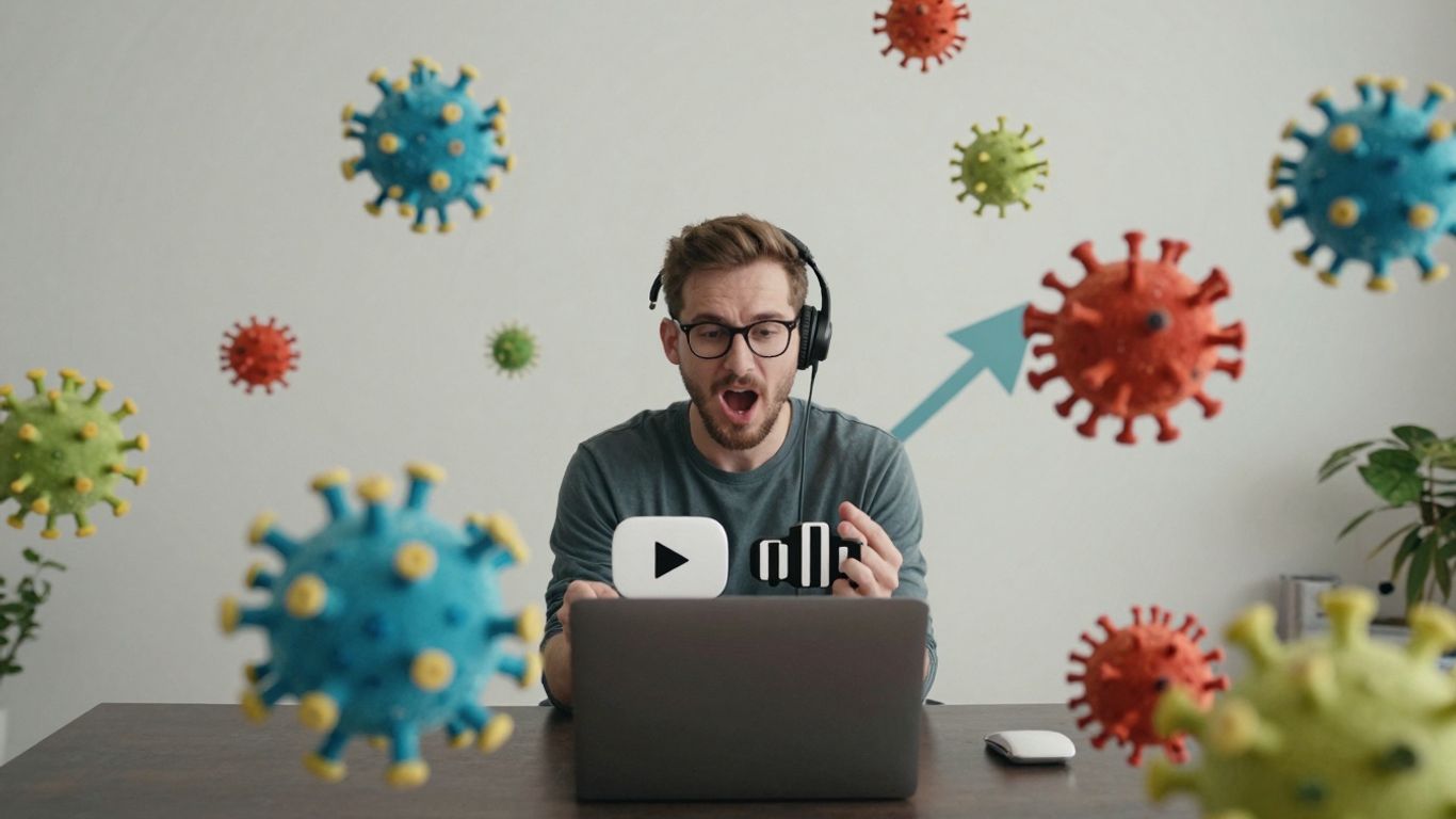 Dynamic visual for viral content creation