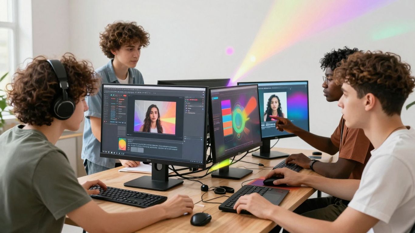 Creative individuals using video generation tools for TikTok.