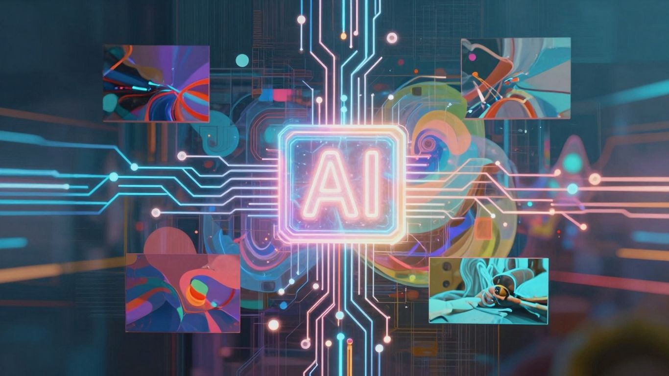 AI video generation abstract art