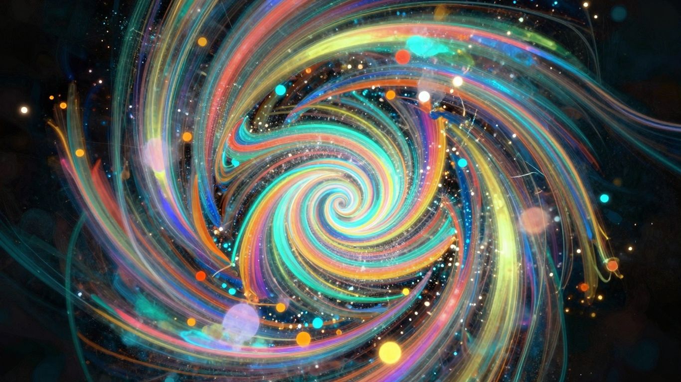 Abstract digital art representing AI video generation.