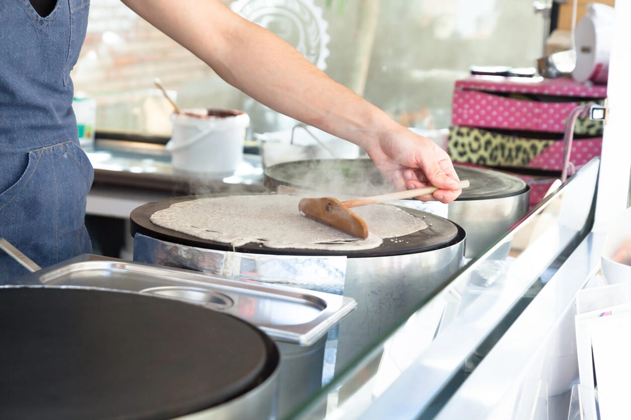 Service de catering de crêpes sucrées et salées Barcelone