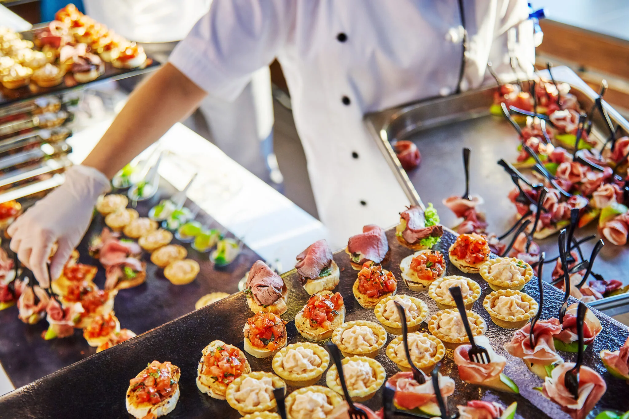 Tapas creativos para boda en barcelone