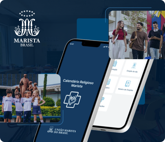 Aplicativo Calendário Religioso Marista da União Marista do Brasil