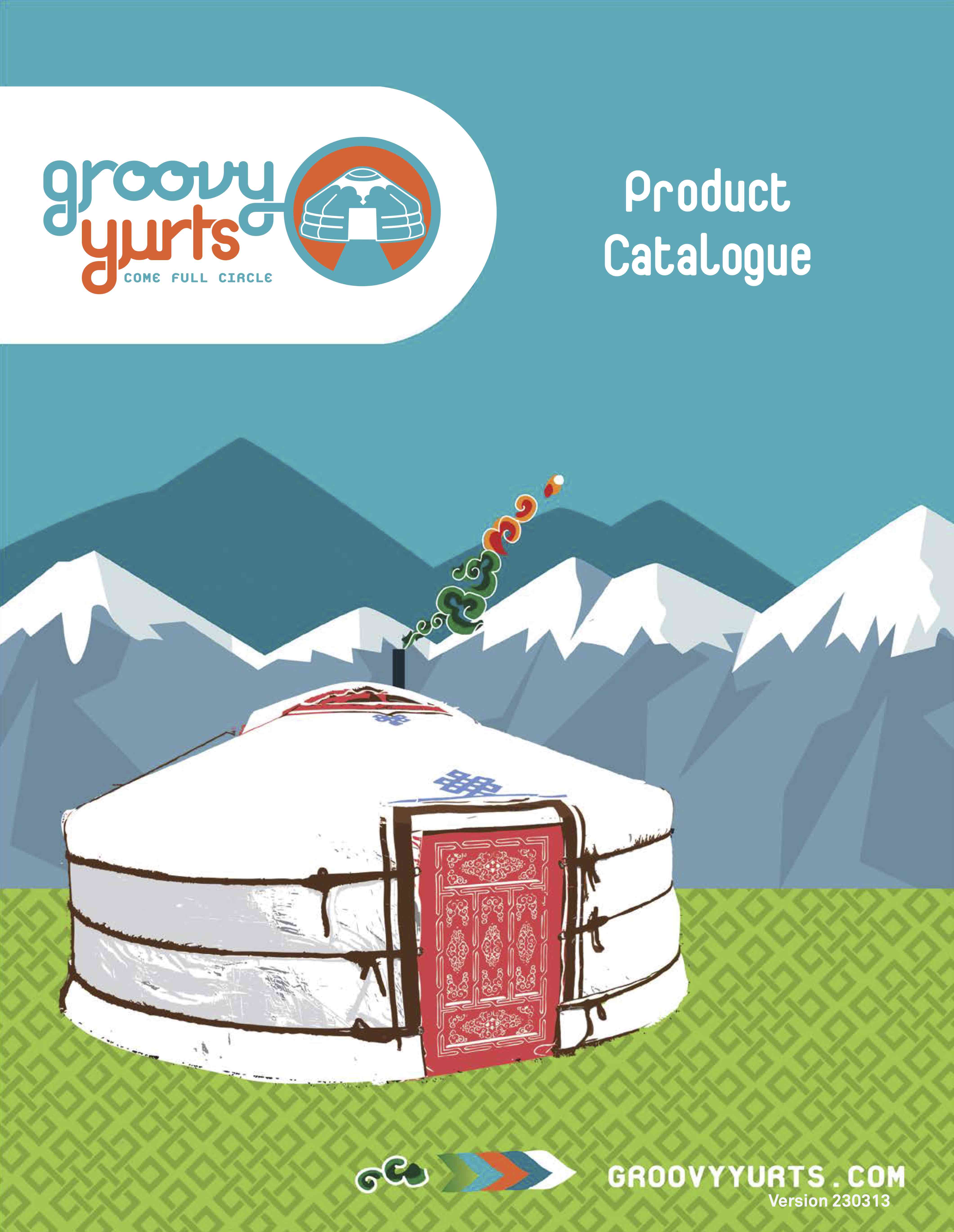 Groovy Yurts product catalogue.
