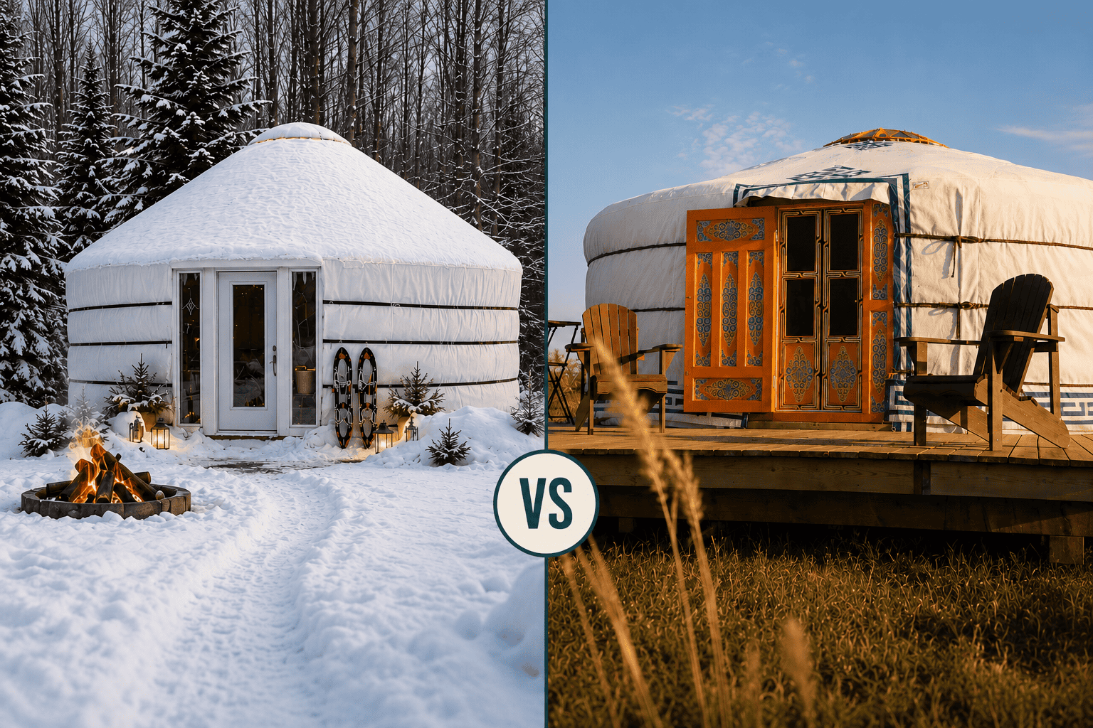 True Canadian Yurt vs Traditional Mongolian Yurt: What’s the Difference?