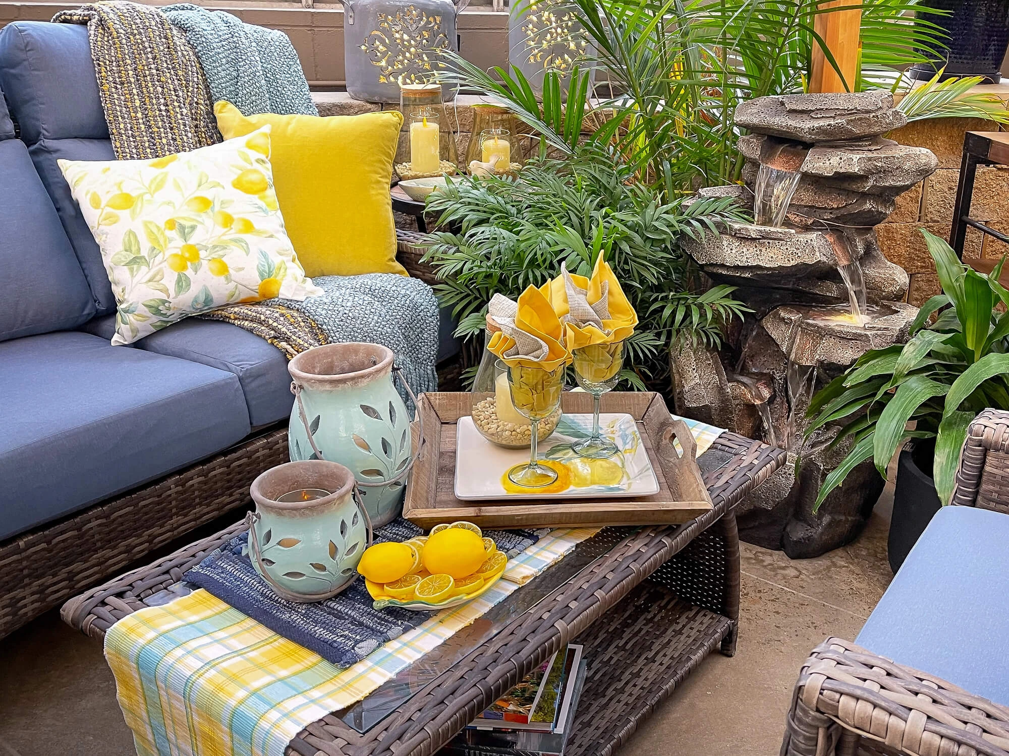 cozy patio with outdoor accessories Jupiter