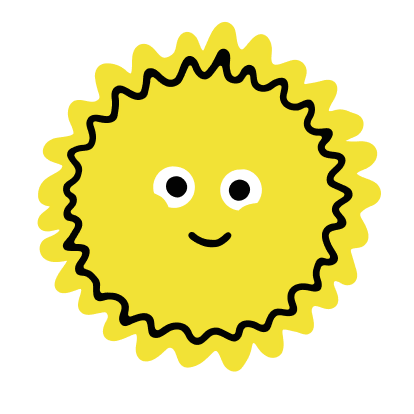 everydaze smiley sun logo mark