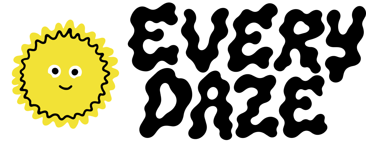 everydaze horizontal logo lockup