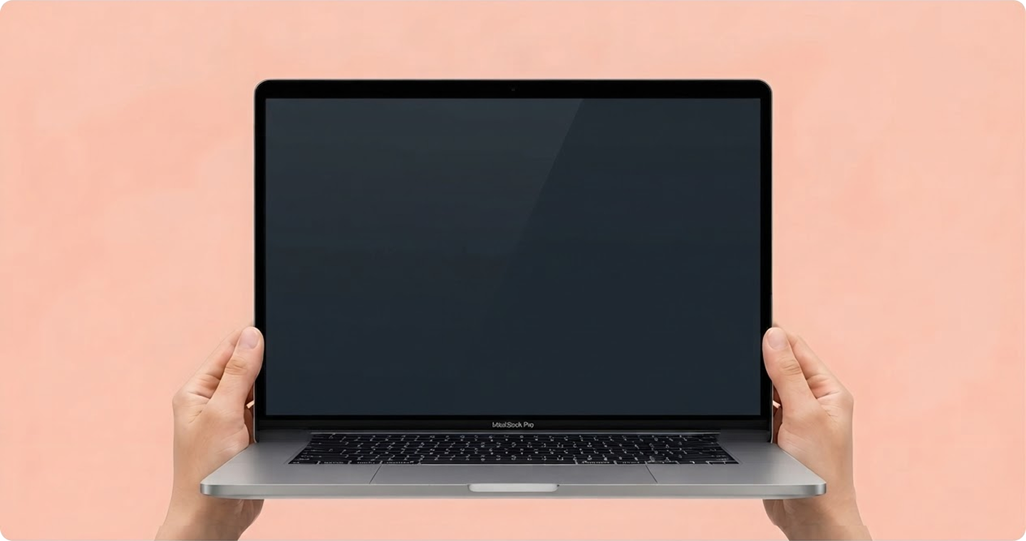 everydaze product website homepage on a laptop