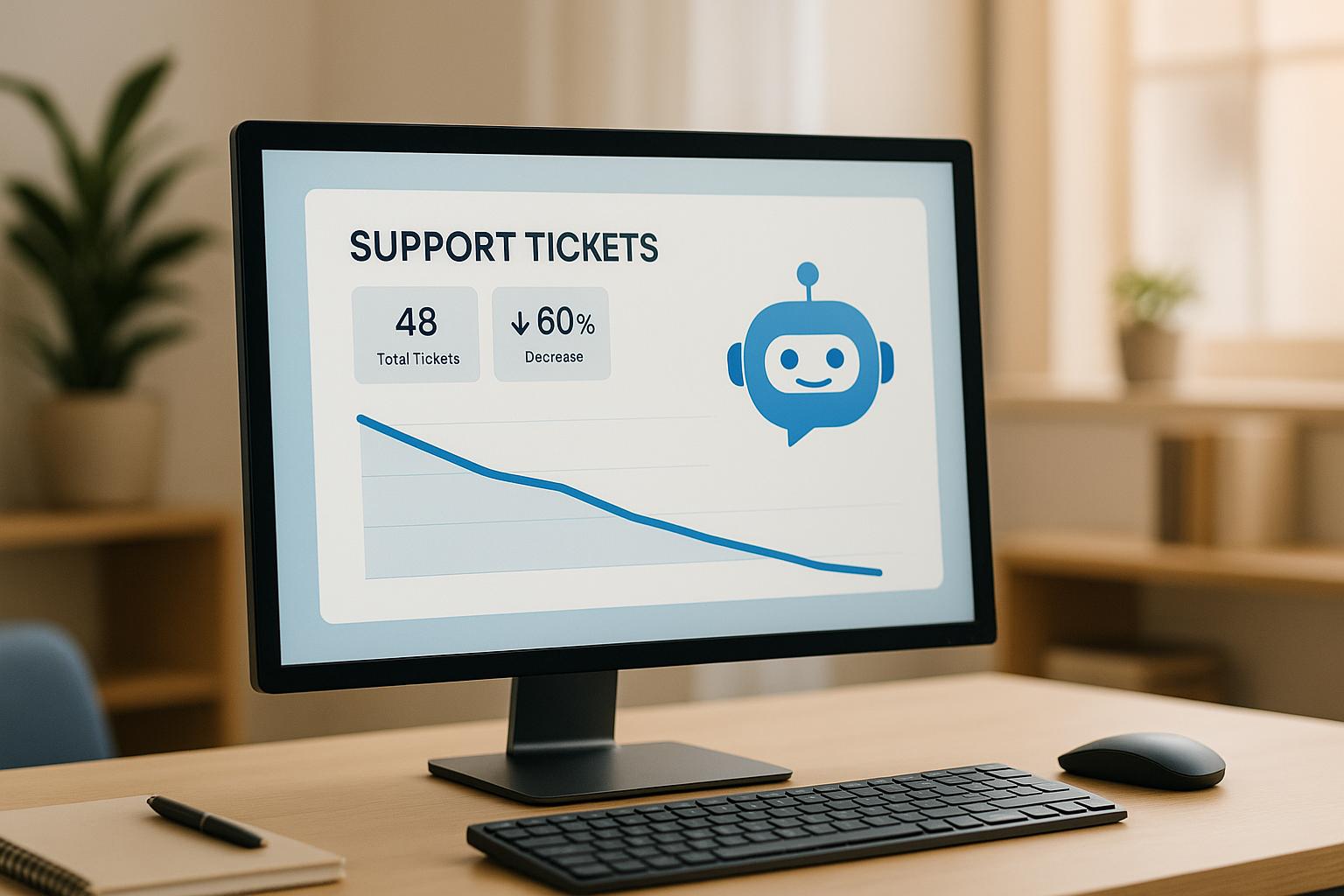 How Shopify AI Agents Reduce Support Tickets by 60%