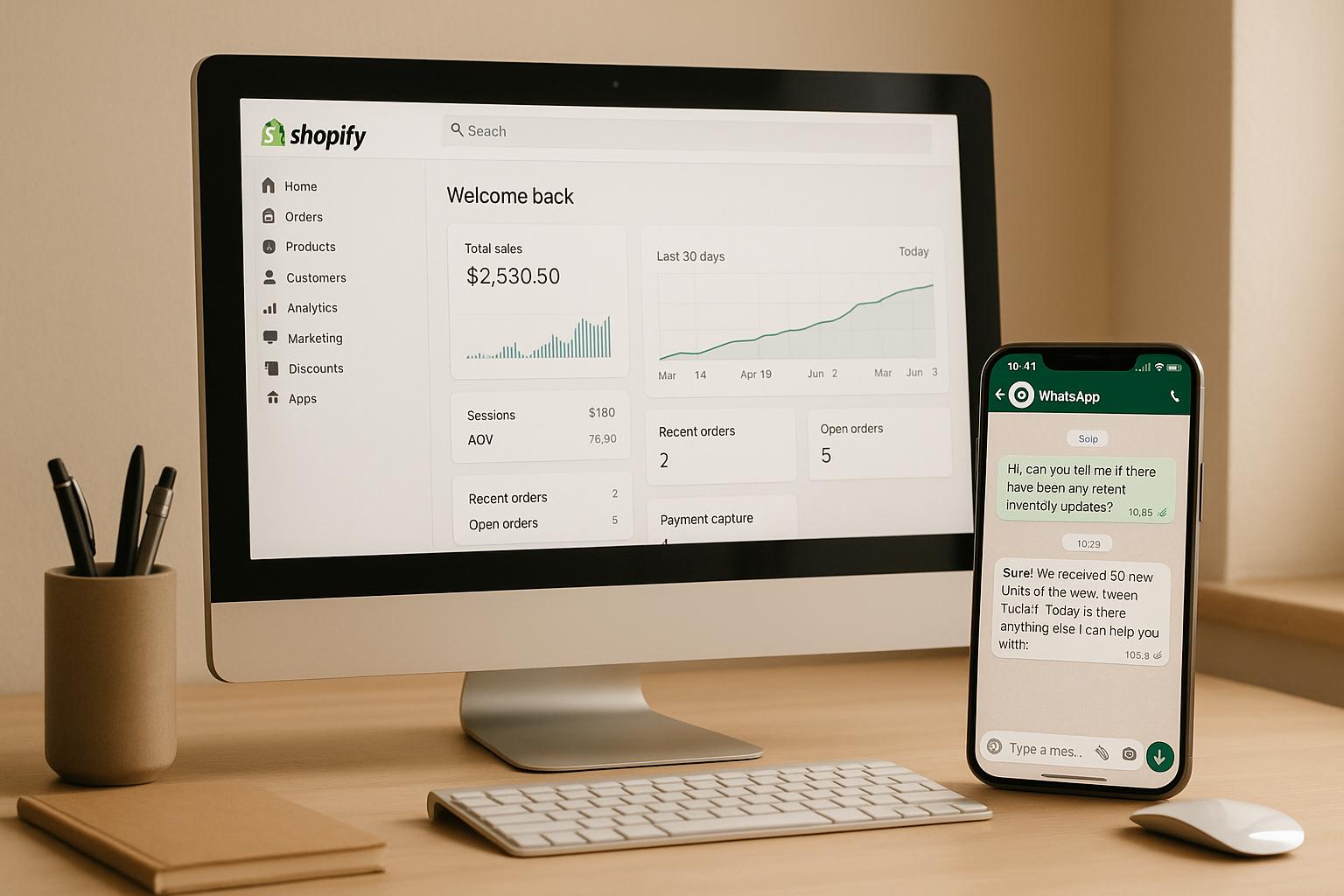 Shopify + WhatsApp AI Agent: 24/7 Support and Sales Automation Made Easy