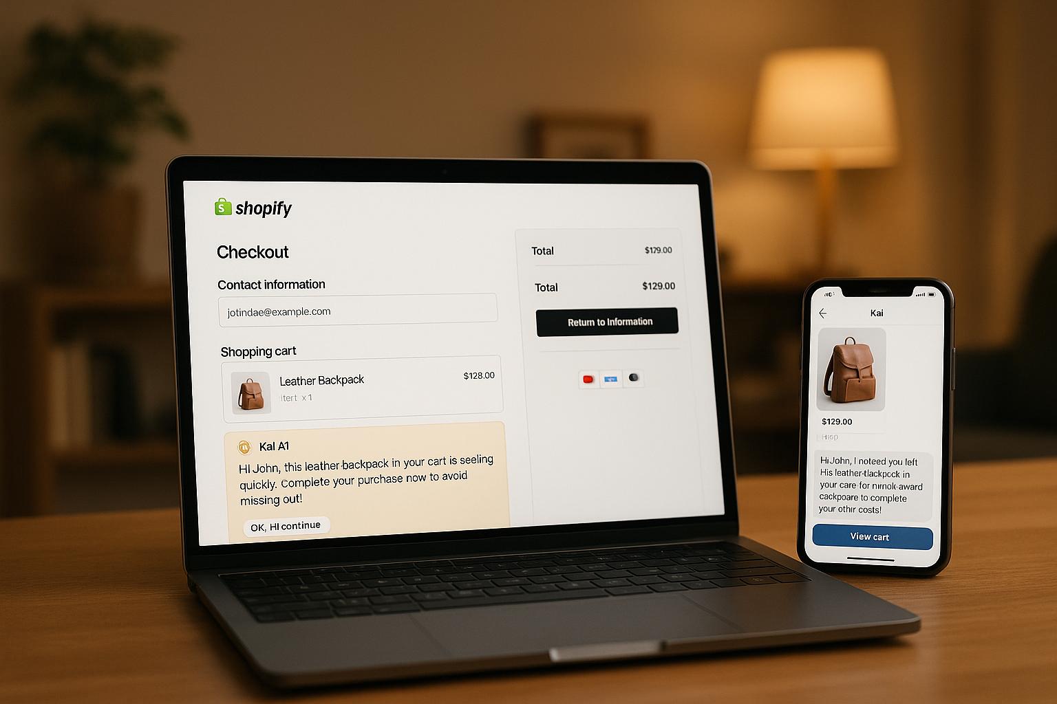 Convert More Abandoned Carts on Shopify with Kai AI Agent