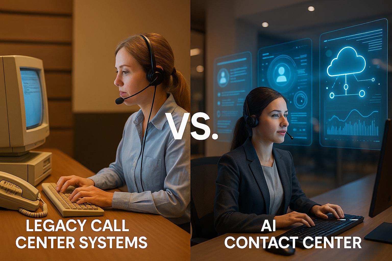 AI Contact Center vs Legacy Call Center Systems
