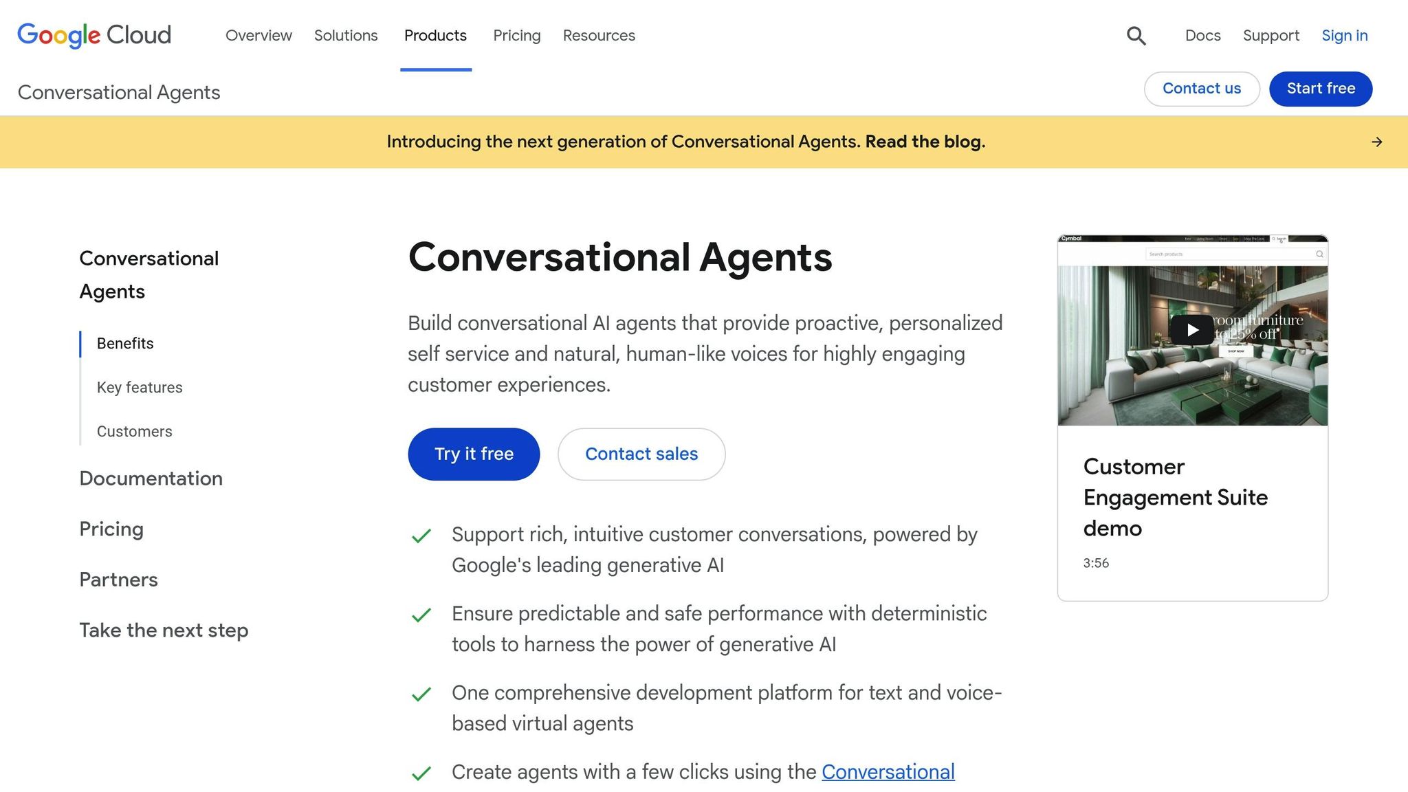 Google Dialogflow CX