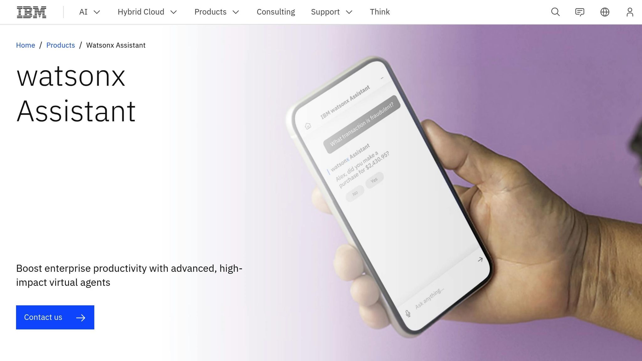 IBM Watson Assistant
