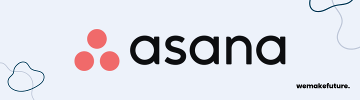 Banner mit dem Asana Logo