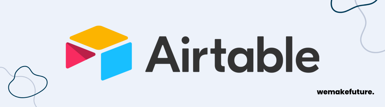 Ein Header mit dem Logo von Airtable.