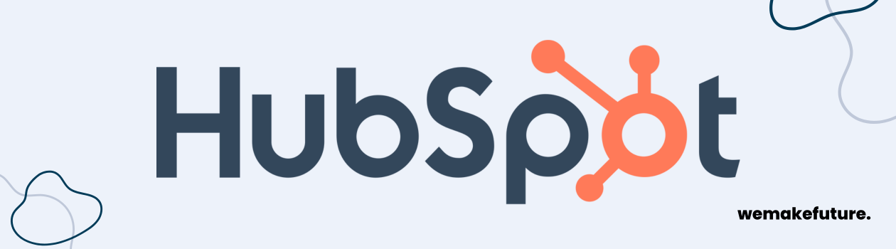A header with the logo of HubSpot.