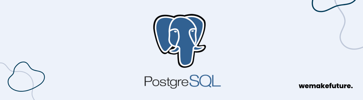A header with the logo of PostgreSQL.