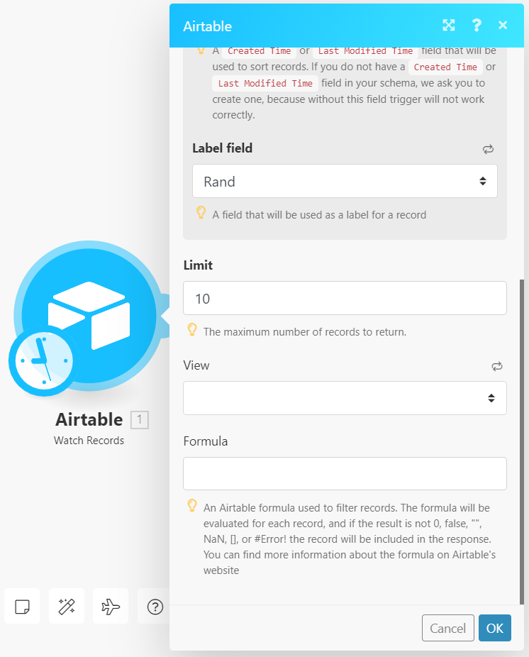 Formulas for Airtable in Make