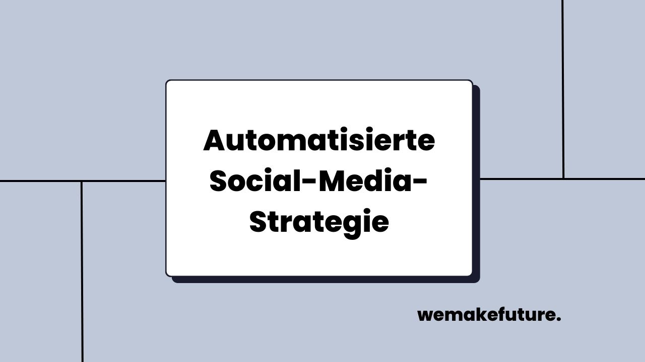 Automatisierte Social-Media-Strategie